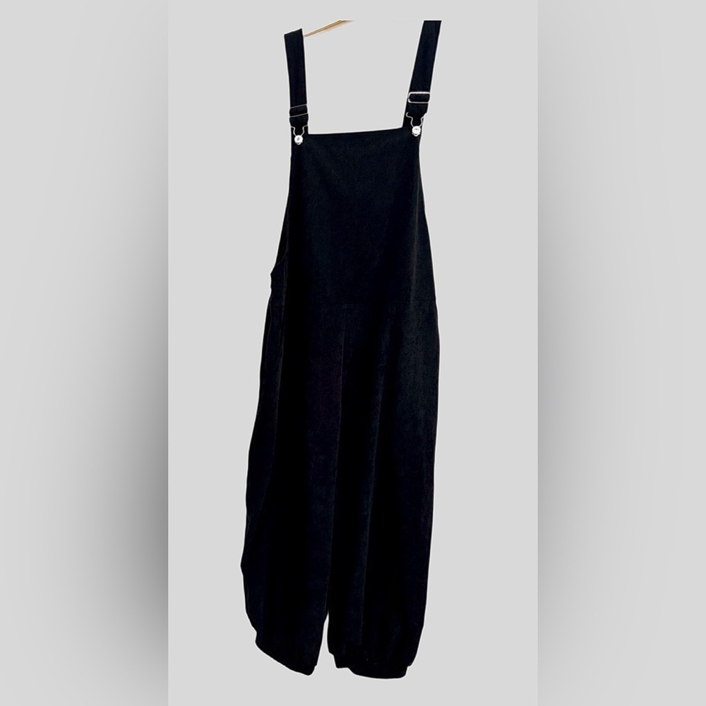 SHEIN Black Wide Leg Jumpsuit Oversized Minimalist Romper Plus 3X - Picture 2 of 9